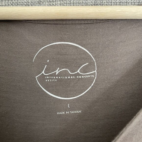 INC Shirt Womens Large Colorblock International Concepts - Picture 4 of 8